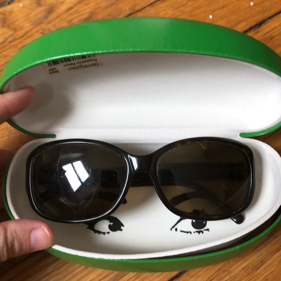 Kate Spade Brown Tortoise Shell Round Sunglasses - Picture 1 of 4